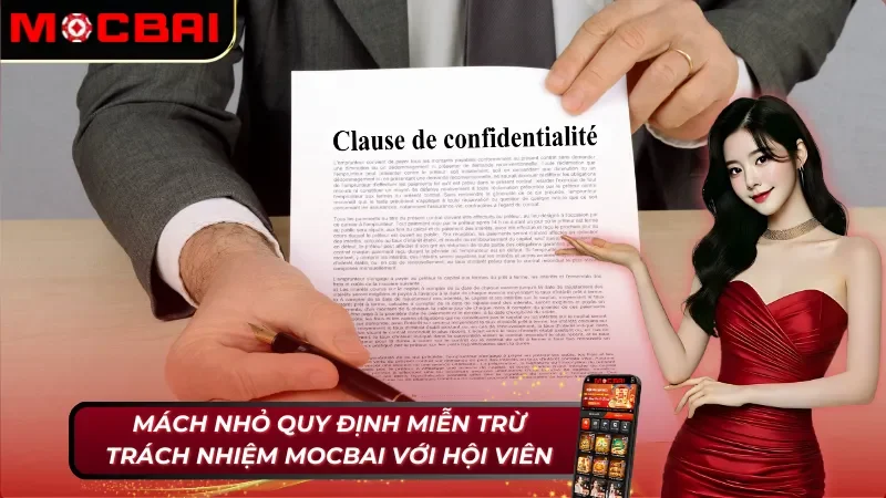 Tuyên Bố Miễn Trừ Trách Nhiệm Mocbai Mà Thành Viên Cần Nắm 5 Tuyên bố miễn trừ trách nhiệm Mocbai với hội viên